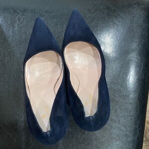 Kate Spade Dark Blue suede heels